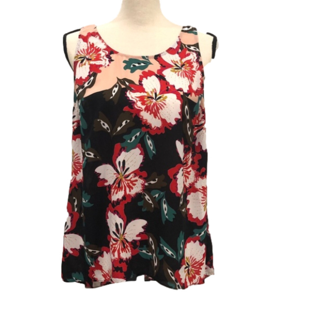 Cabi Hibiscus Floral Tank M